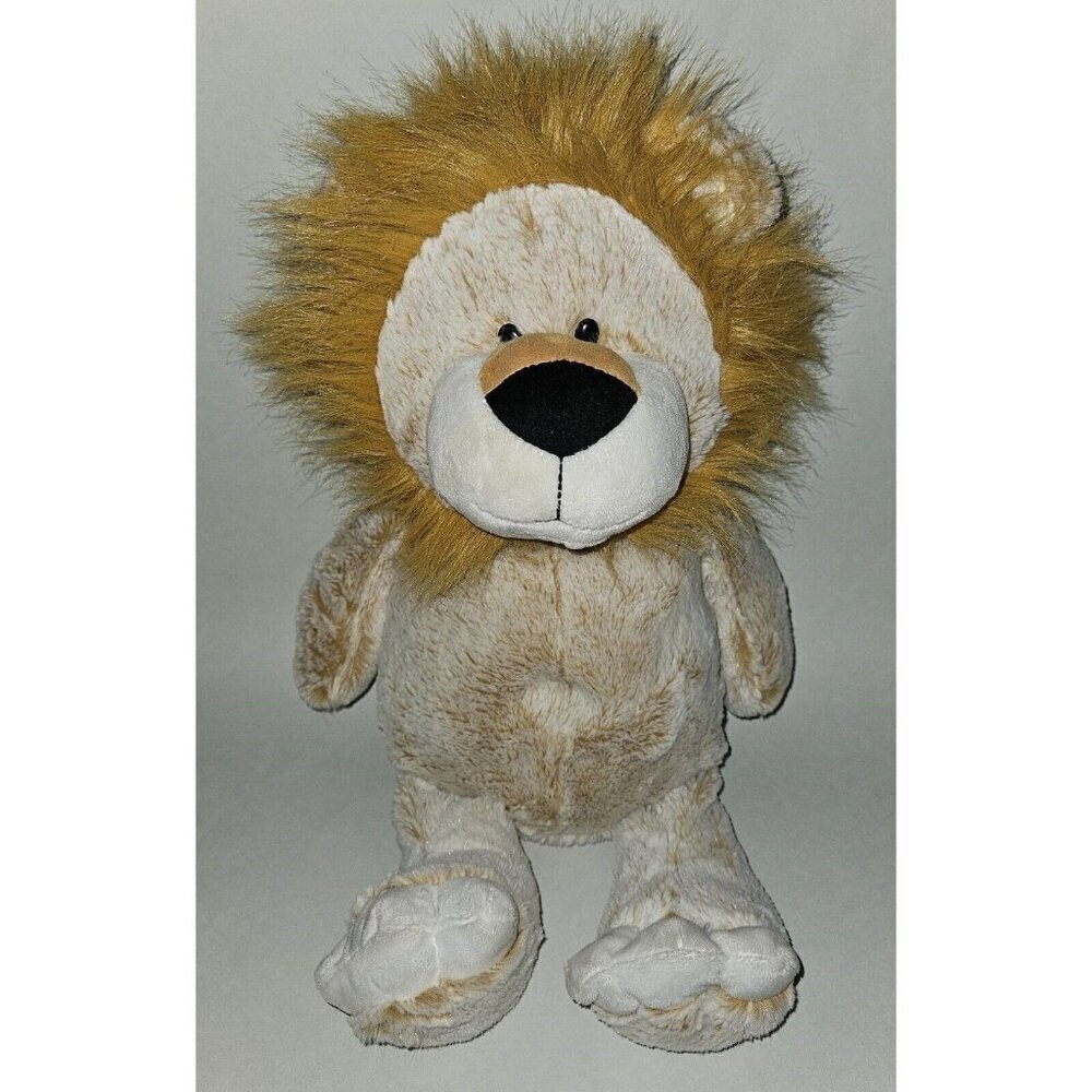 Animal Adventure Lion Plush 15" Sitting Stuffed Animal Toy 2016 Soft